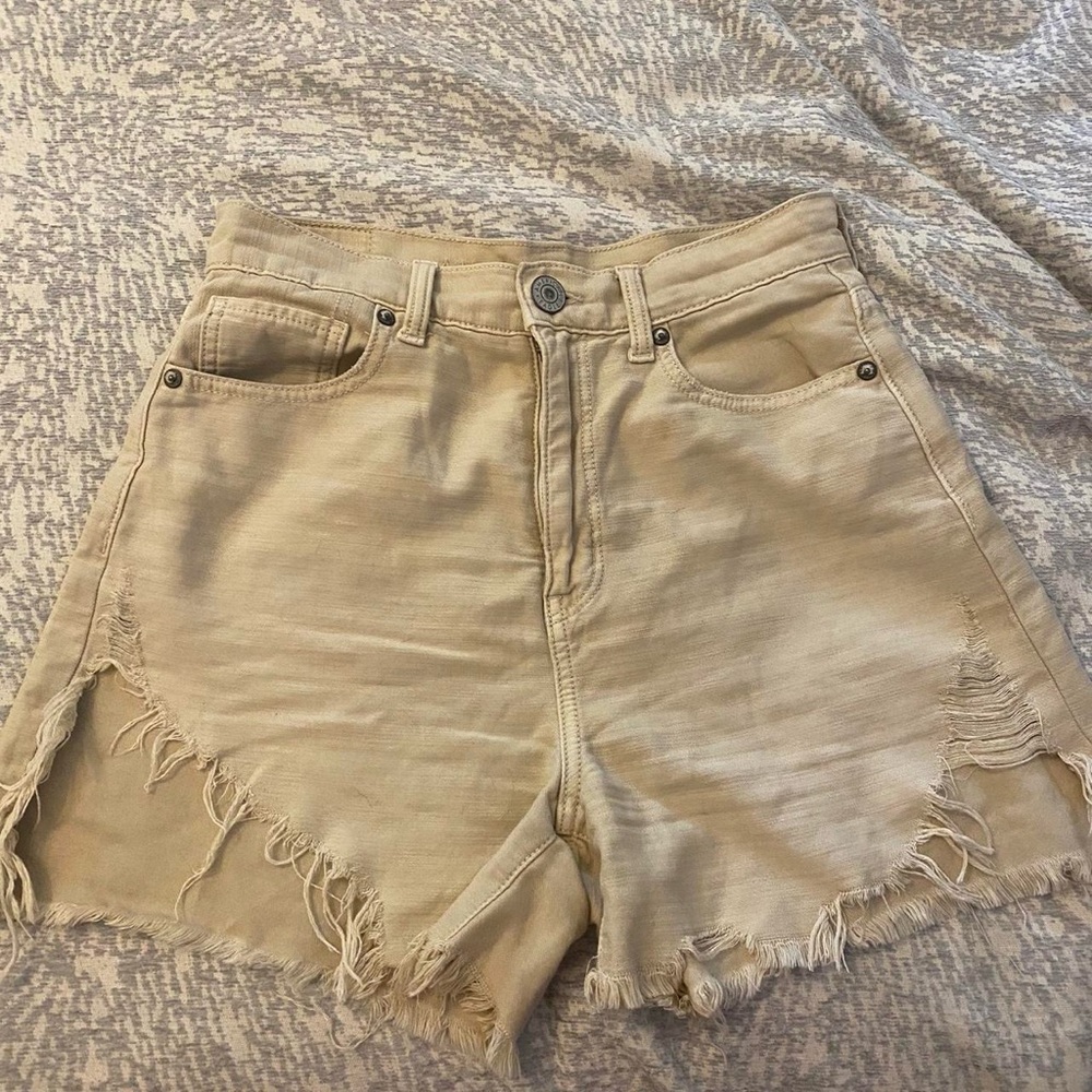 AE Tan High Waist Shorts